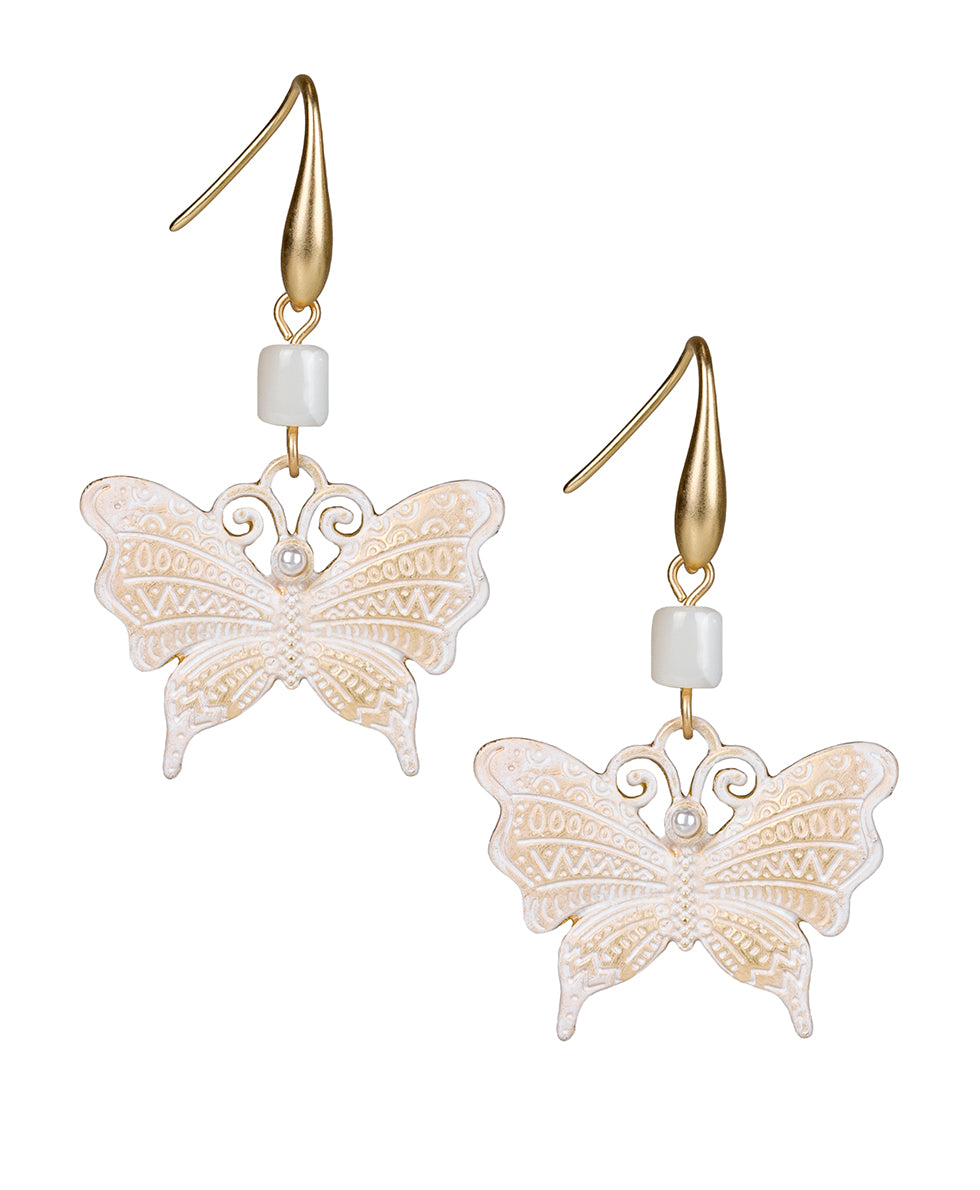 Buy P.N.Gadgil Jewellers Gold Butterfly Gold Stud Earrings Online At Best  Price @ Tata CLiQ